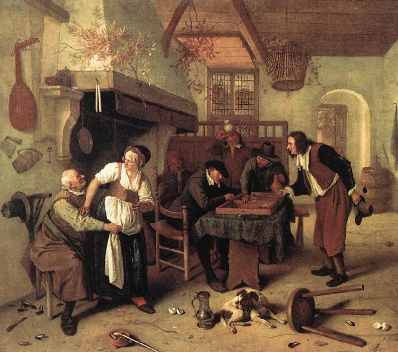 Jan Steen In the Tavern china oil painting image